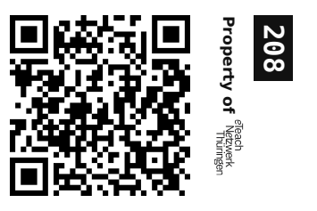 Label sticker 30 × 20 mm for UID 208