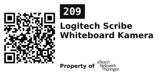 Label sticker 45.7 × 21.2 mm for UID 209