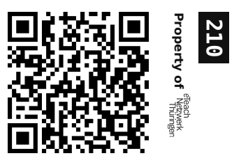 Label sticker 30 × 20 mm for UID 210