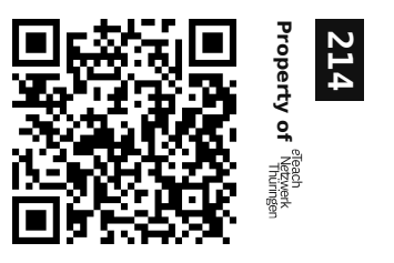 Label sticker 30 × 20 mm for UID 214