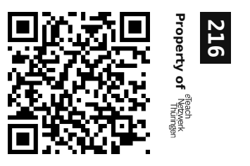 Label sticker 30 × 20 mm for UID 216