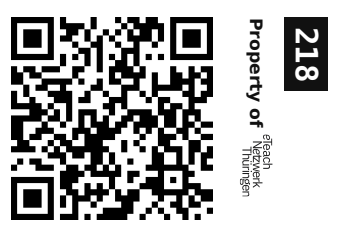 Label sticker 30 × 20 mm for UID 218