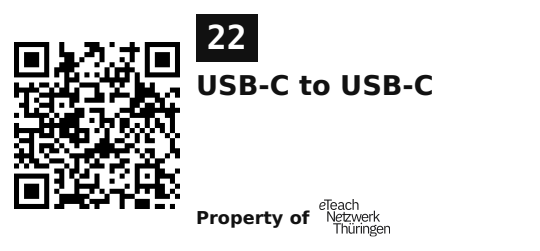 Label sticker 45.7 × 21.2 mm for UID 22