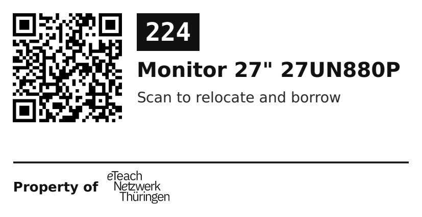 Label sticker 70 × 36 mm for UID 224