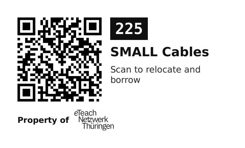 Label sticker 70 × 42.3 mm for UID 225