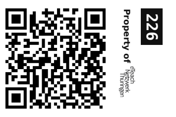 Label sticker 30 × 20 mm for UID 226