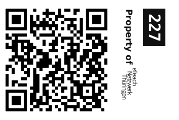 Label sticker 30 × 20 mm for UID 227