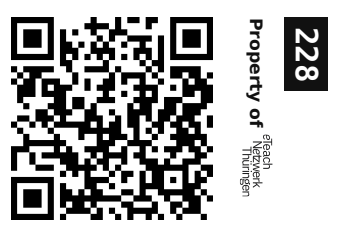 Label sticker 30 × 20 mm for UID 228