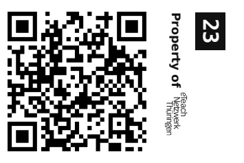 Label sticker 30 × 20 mm for UID 23