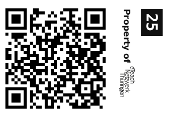 Label sticker 30 × 20 mm for UID 25