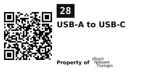Label sticker 45.7 × 21.2 mm for UID 28