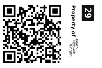 Label sticker 30 × 20 mm for UID 29