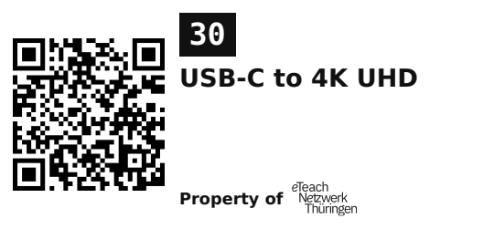 Label sticker 45.7 × 21.2 mm for UID 30