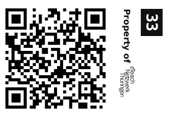 Label sticker 30 × 20 mm for UID 33