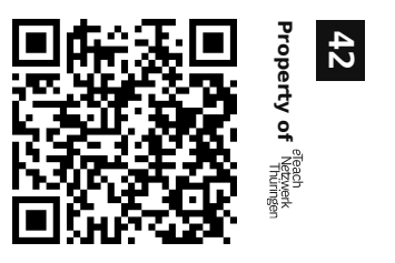 Label sticker 30 × 20 mm for UID 42
