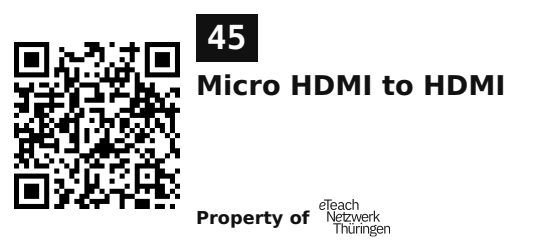Label sticker 45.7 × 21.2 mm for UID 45
