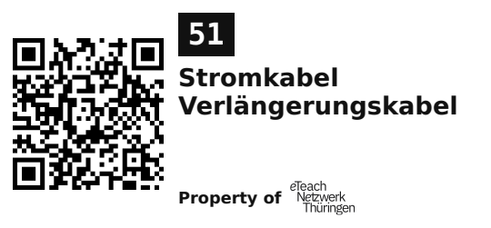 Label sticker 45.7 × 21.2 mm for UID 51
