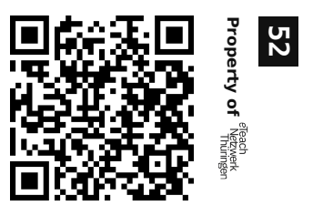 Label sticker 30 × 20 mm for UID 52