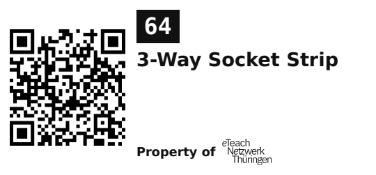 Label sticker 45.7 × 21.2 mm for UID 64
