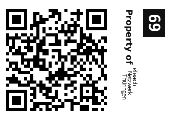 Label sticker 30 × 20 mm for UID 69