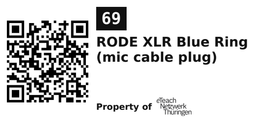 Label sticker 45.7 × 21.2 mm for UID 69