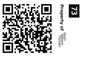 Label sticker 30 × 20 mm for UID 73