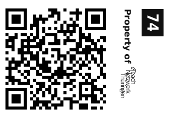 Label sticker 30 × 20 mm for UID 74