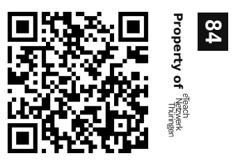 Label sticker 30 × 20 mm for UID 84