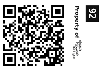 Label sticker 30 × 20 mm for UID 92