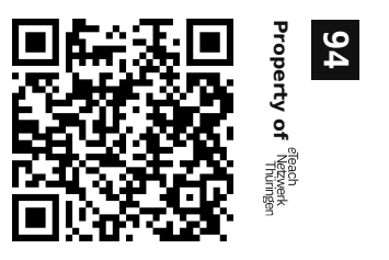 Label sticker 30 × 20 mm for UID 94