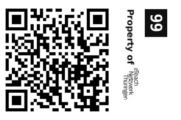 Label sticker 30 × 20 mm for UID 99